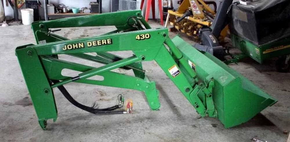 john deere 430 bucket specs