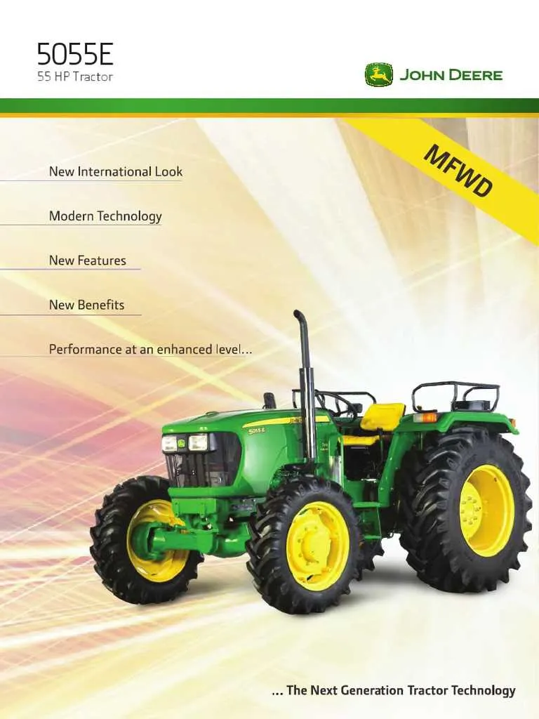 john deere 5055e battery specs