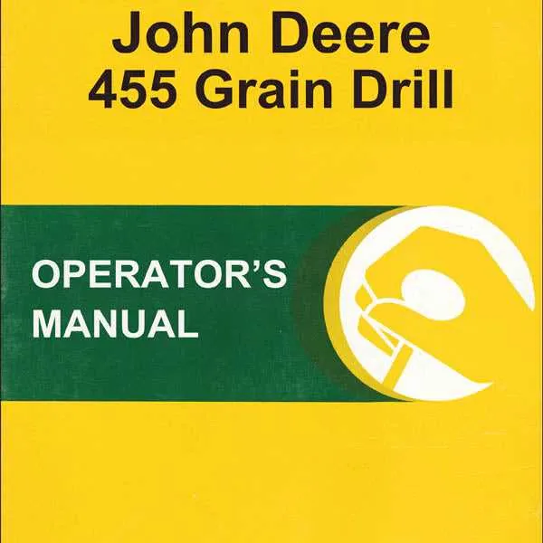 john deere 455 grain drill specs