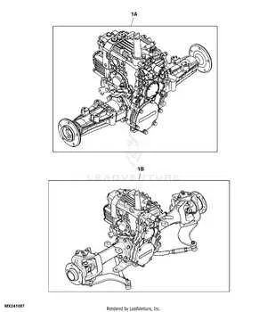 john deere x475 transaxle specs