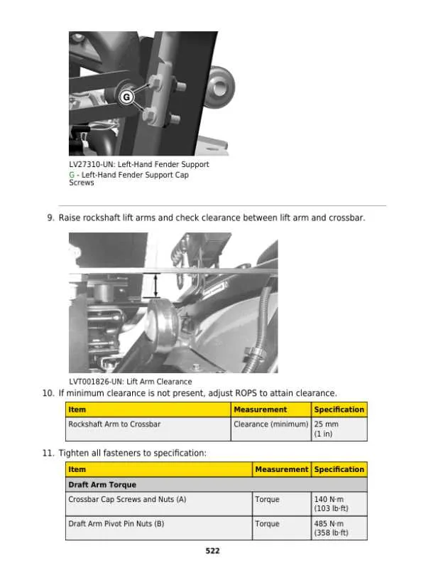 john deere 1025r wheel torque specs