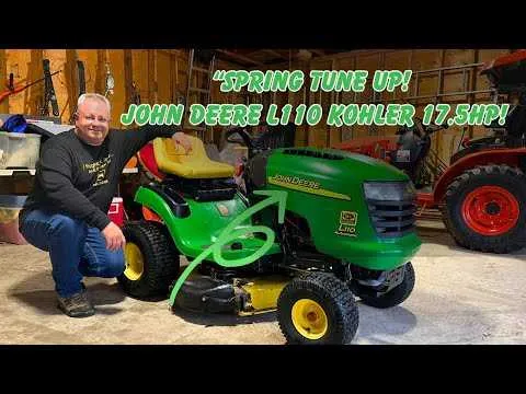 john deere l110 lawn tractor specs