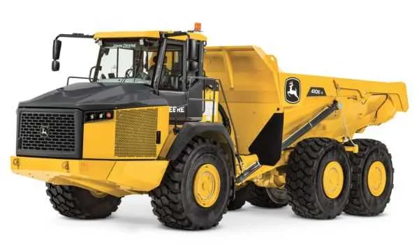 john deere 410e rock truck specs