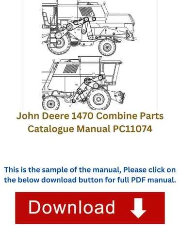 john deere 1470 combine specs