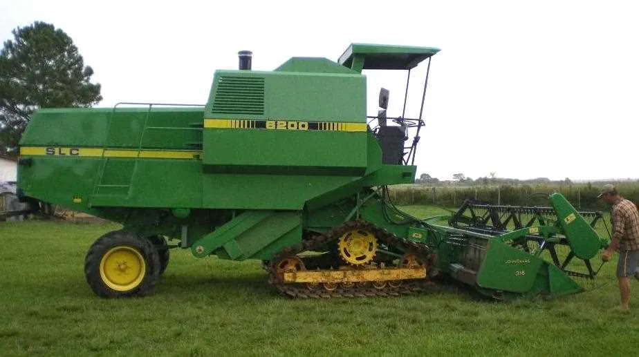 john deere combine track specs