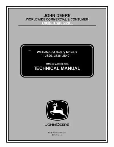 john deere js30 specs