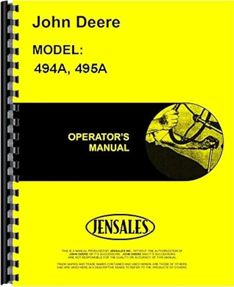 john deere 494 planter specs