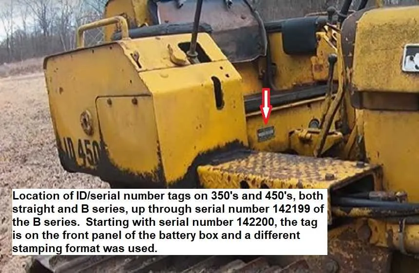 john deere 450c oil specs