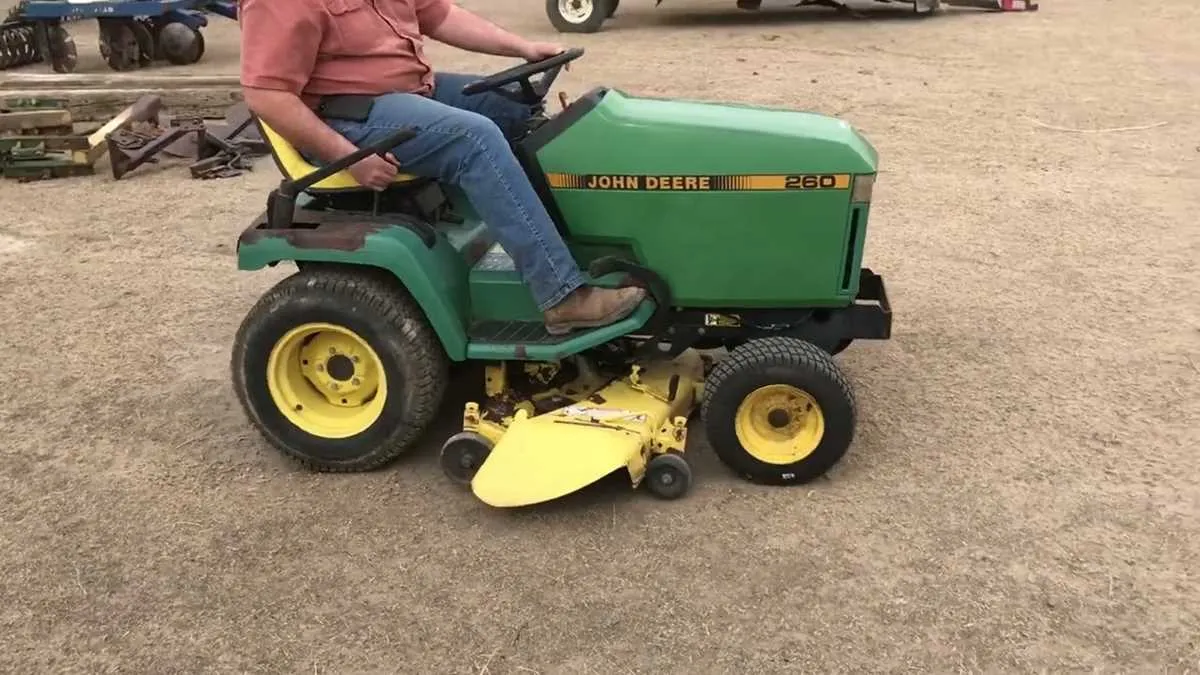 spec for john deere 260mower
