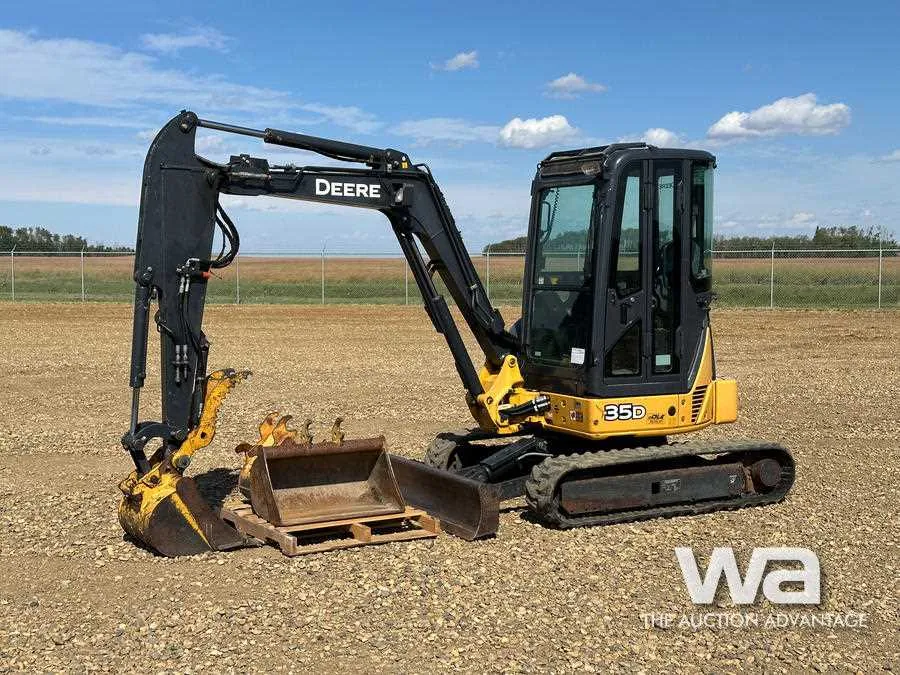 specs for john deere 35d mini excavator
