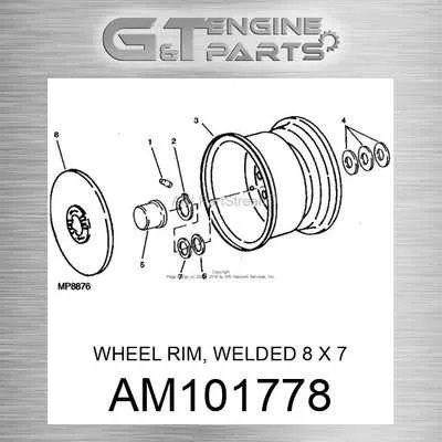 specs on john deere lx176 rear wheel