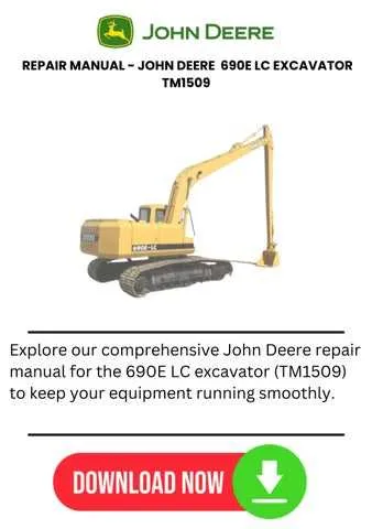 john deere 690e excavator specs