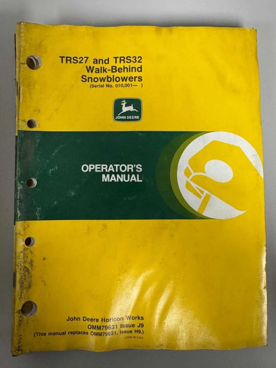 john deere trs27 snowblower specs john deere trs27 snowblower specs
