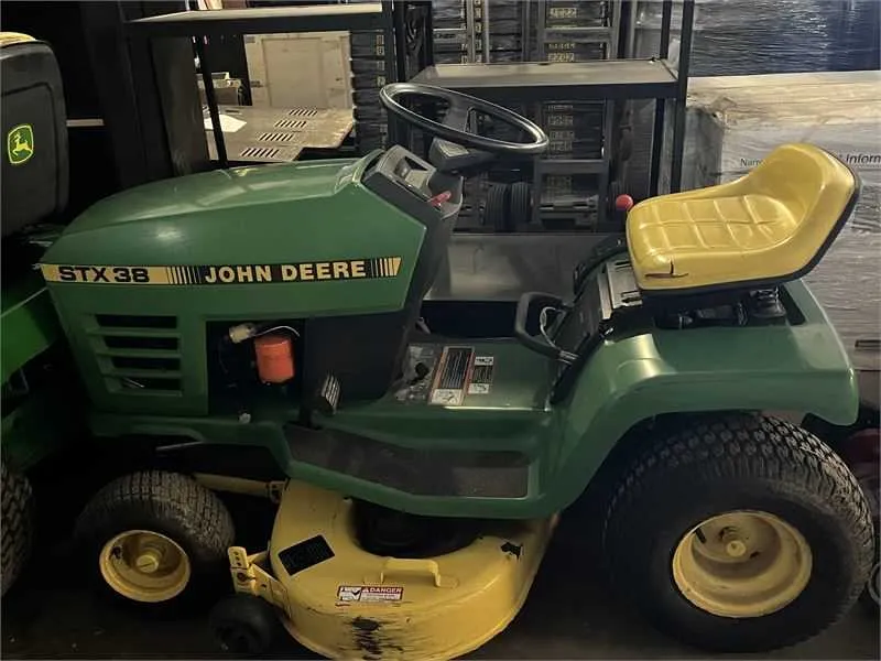 john deere stx38 battery specs