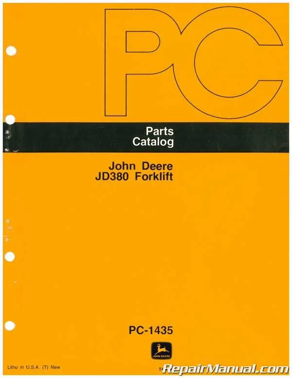 john deere 380 forklift specs