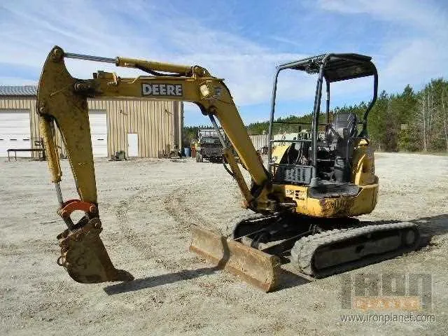 specs for john deere 35d mini excavator
