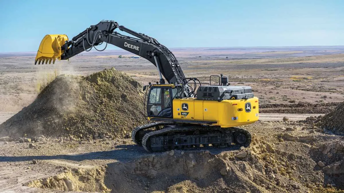 john deere 470 excavator specs