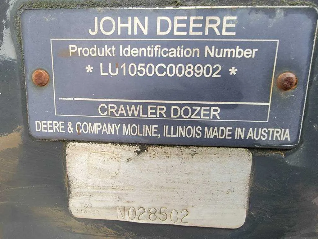 1050 c john deere specs