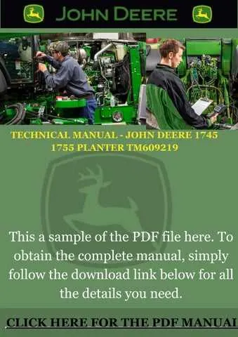 john deere 1755 planter specs