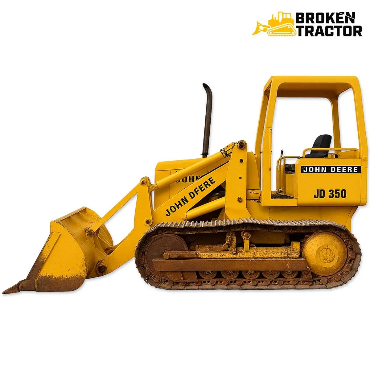 john deere 350 track loader specs