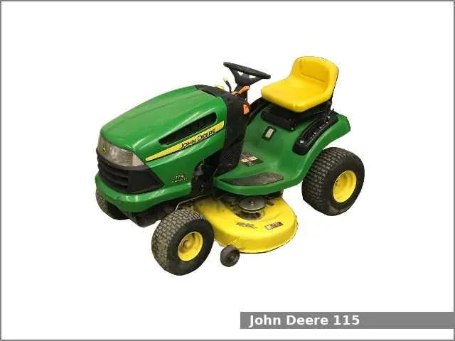 john deere 115 automatic specs