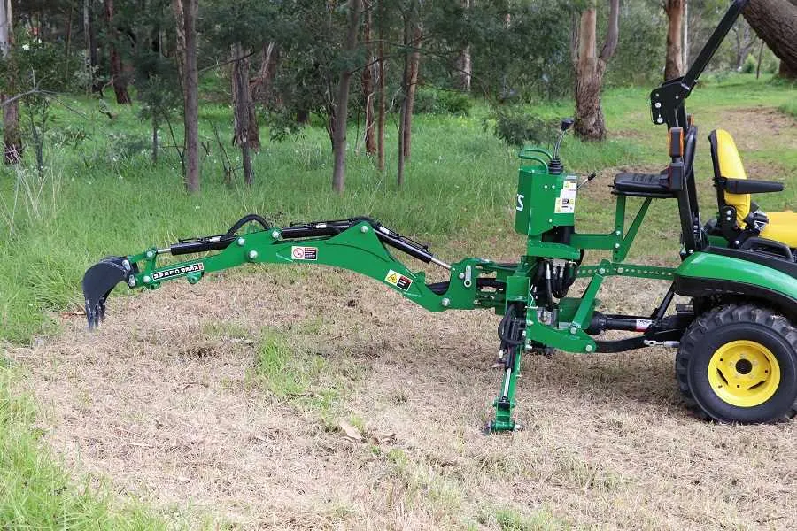 john deere compact tractor 7 back hoe specs