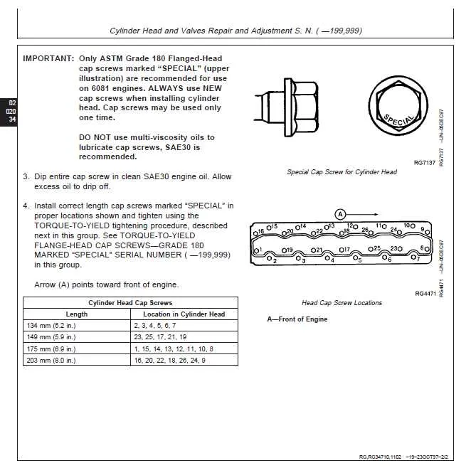 john deere 70a loader rod nut torque specs