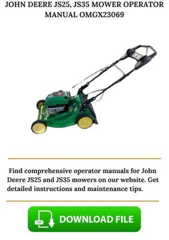john deere js35 specs john deere js35 specs