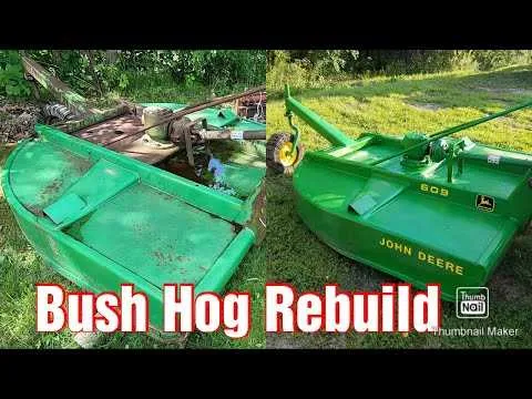 john deere 609 bush hog specs