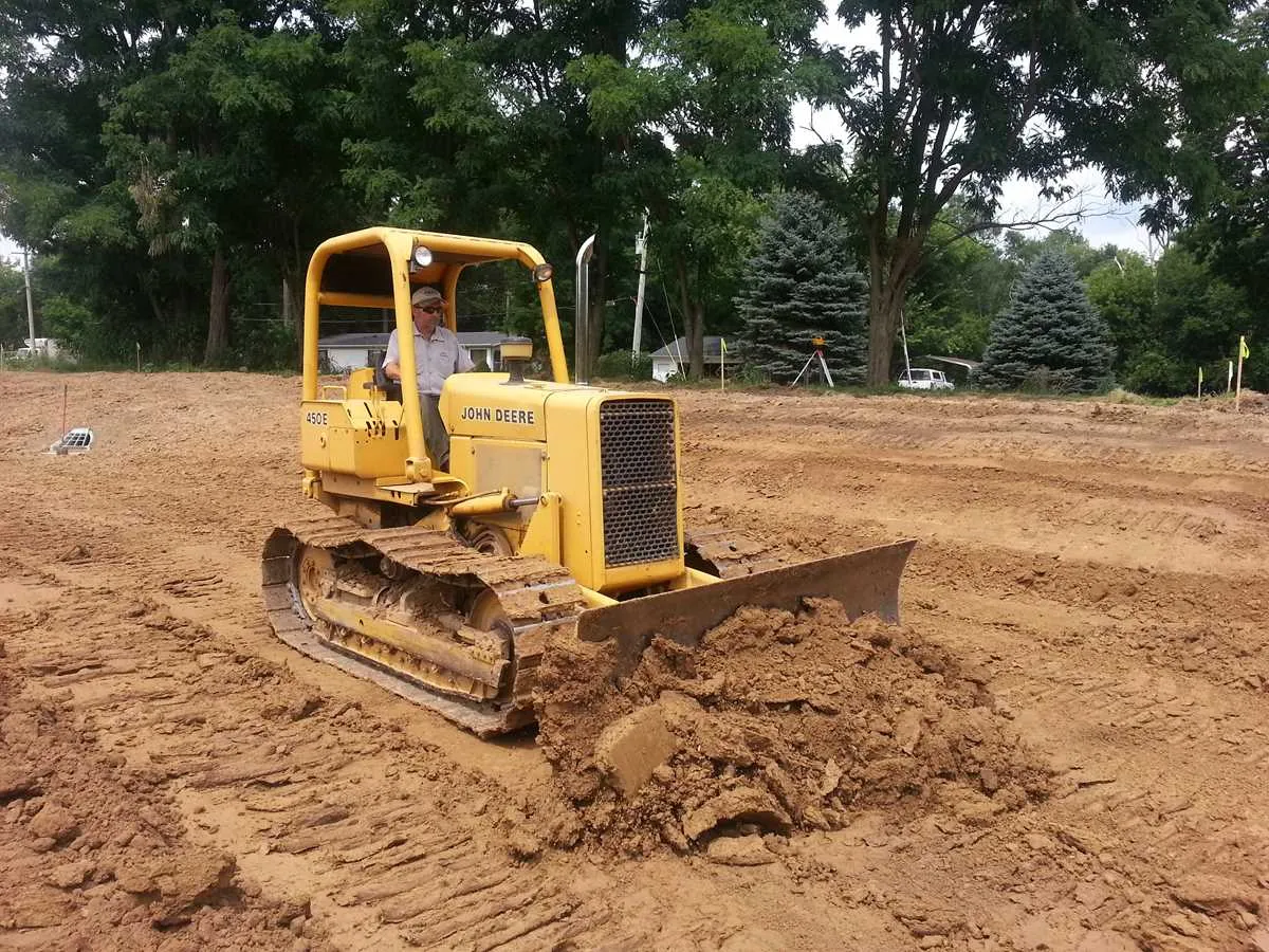 john deere 450e dozer specs
